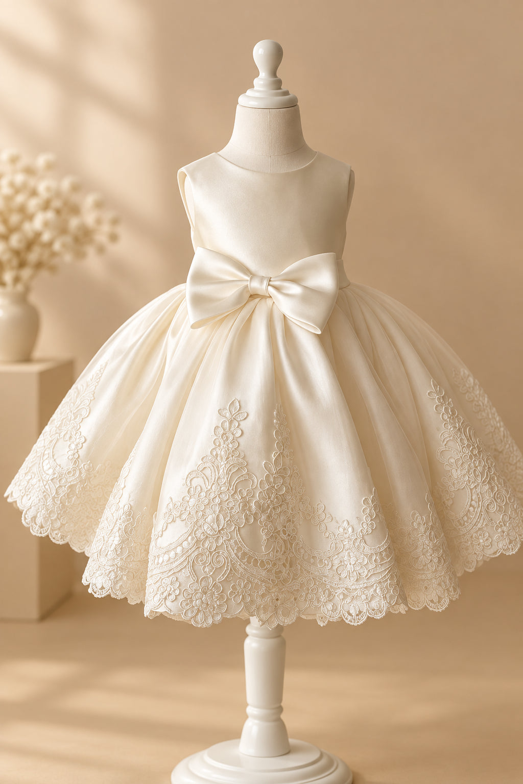 Festive Lace Party Dress