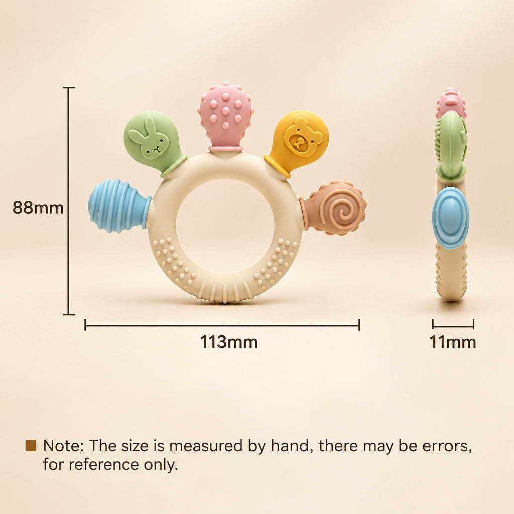 Dino Silicone Teether