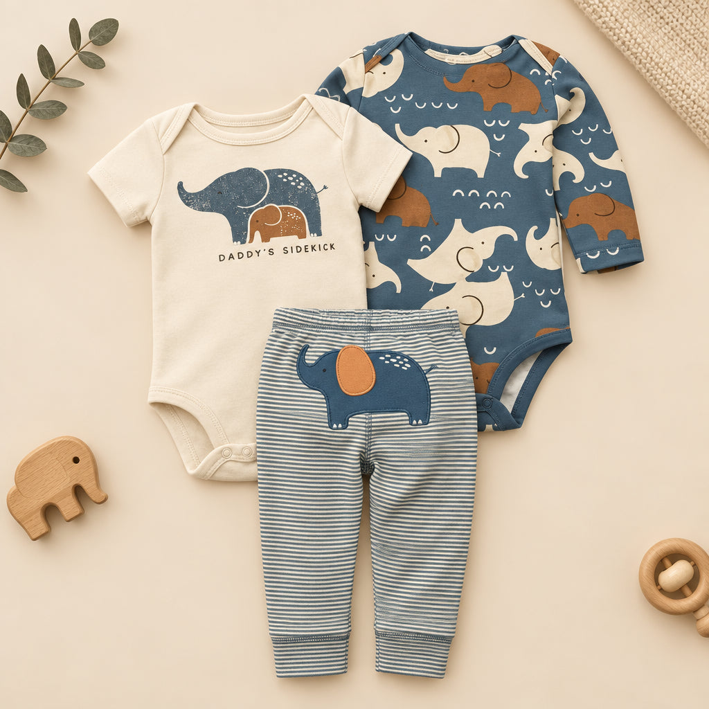 Little Elephant Three-Piece Set