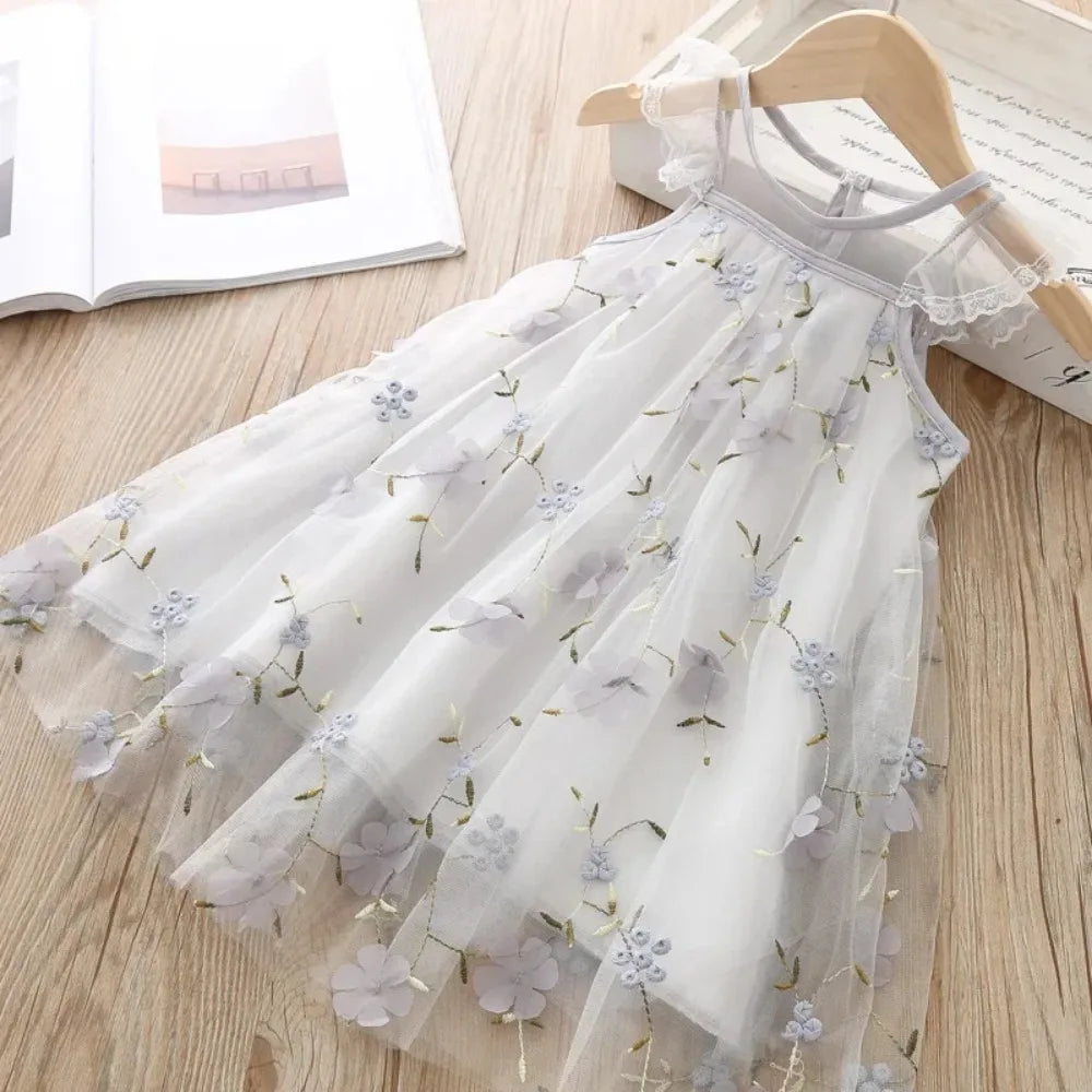 Blossom Embroidered Party Dress