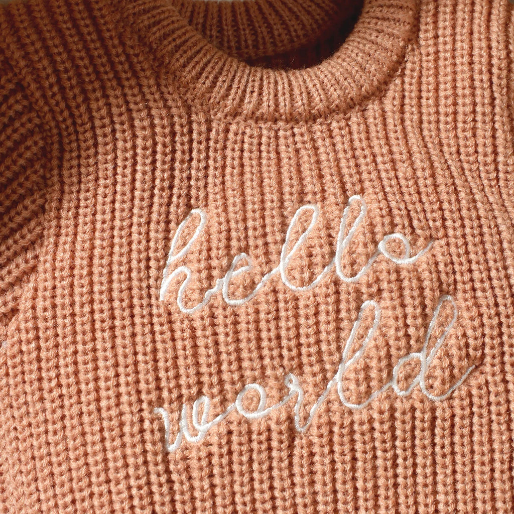 Hello World Knit Photo Set