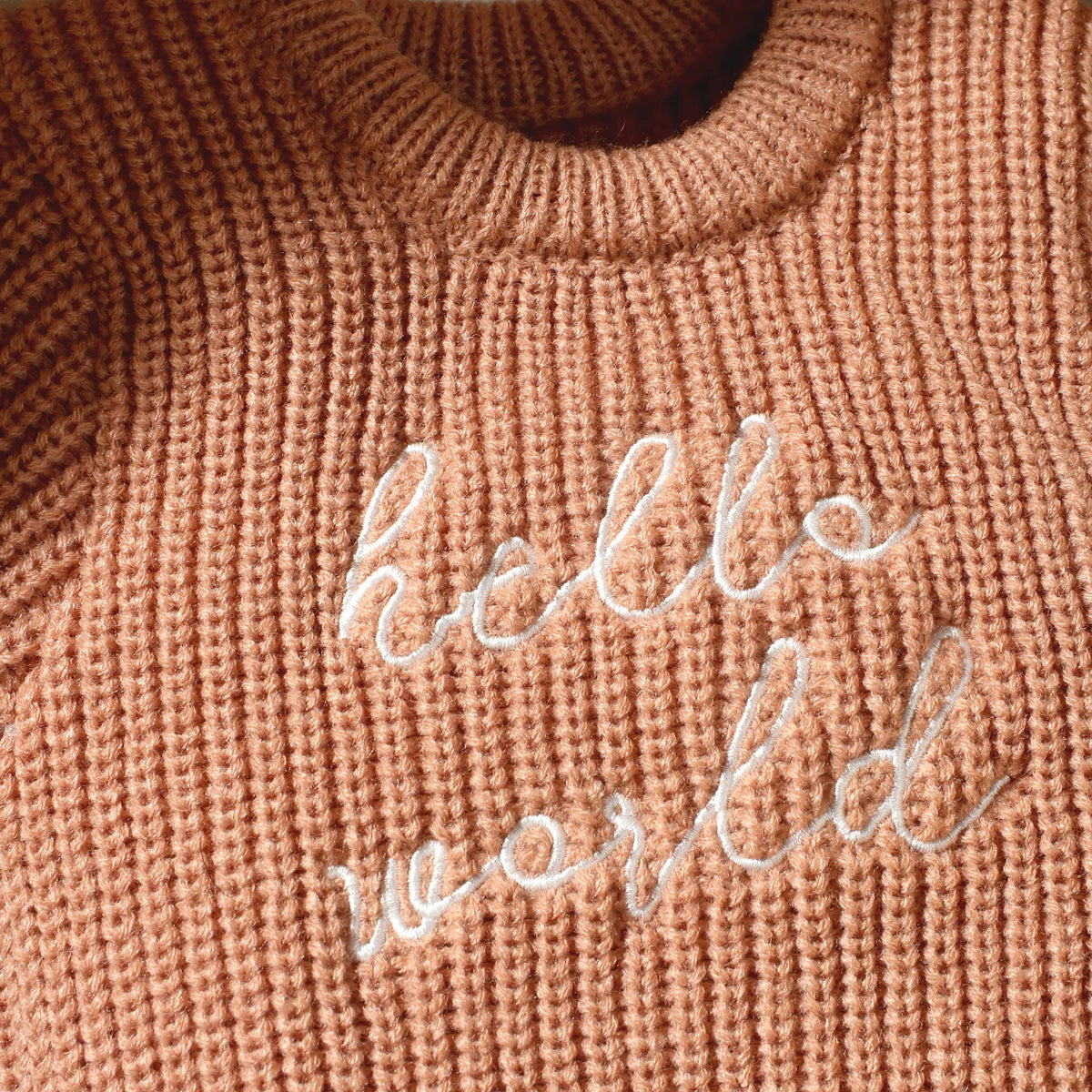 Hello World Knit Photo Set