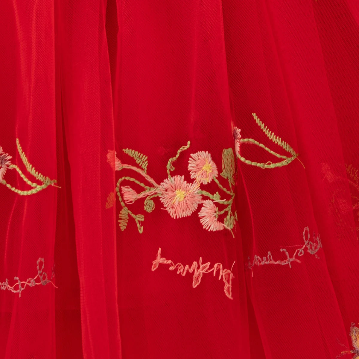 Butterfly Garden Embroidered Dress