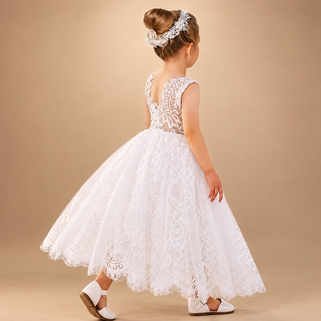 Lace Flower Girl Dress