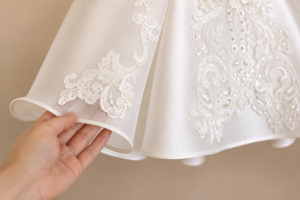 Petal Tutu Flower Girl Dress