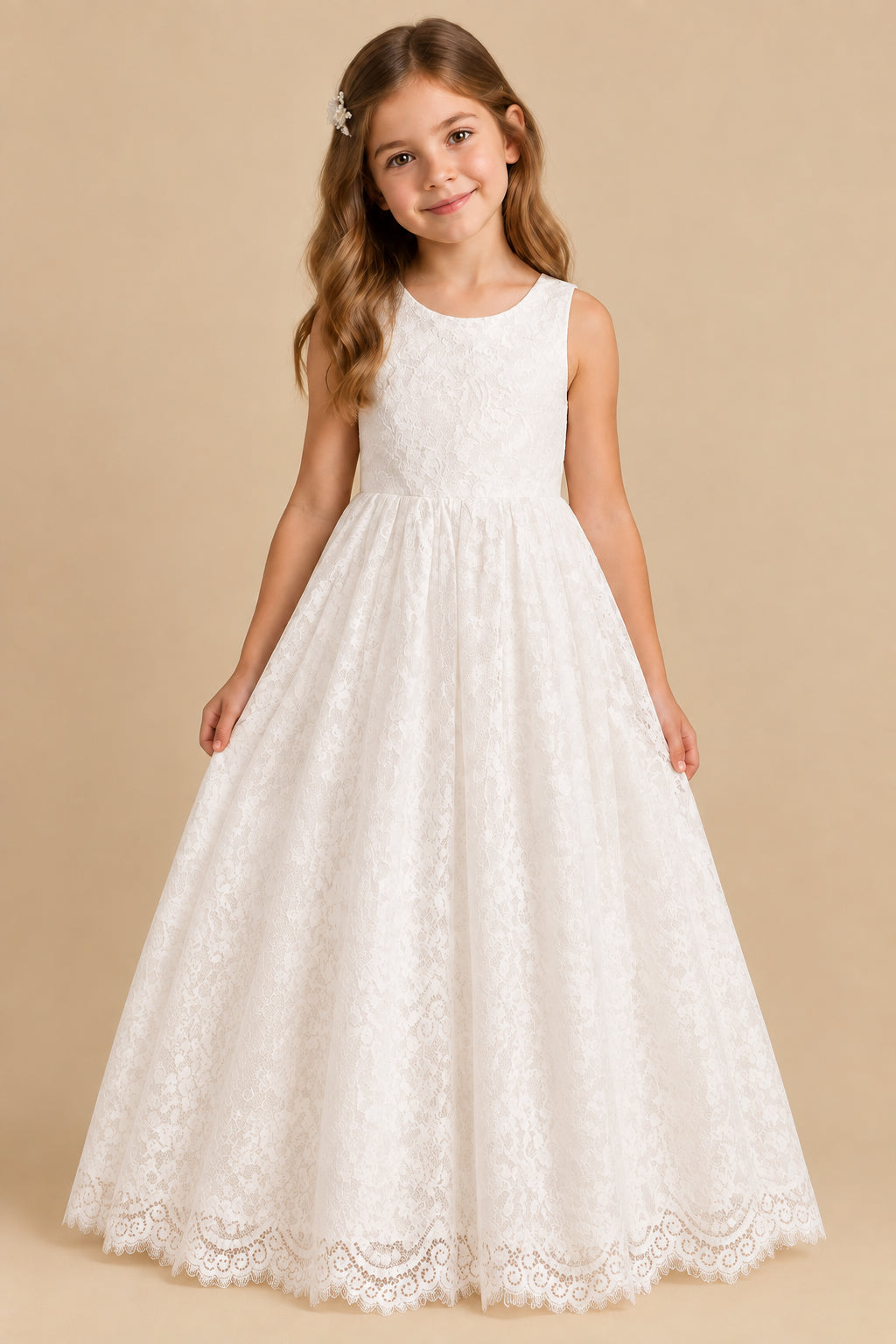Lace Flower Girl Dress