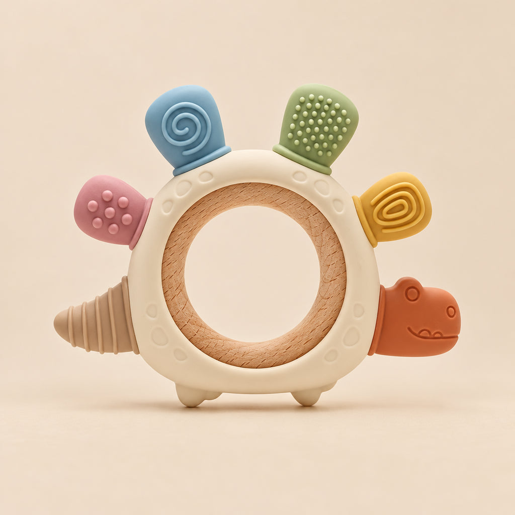 Dino Silicone Teether
