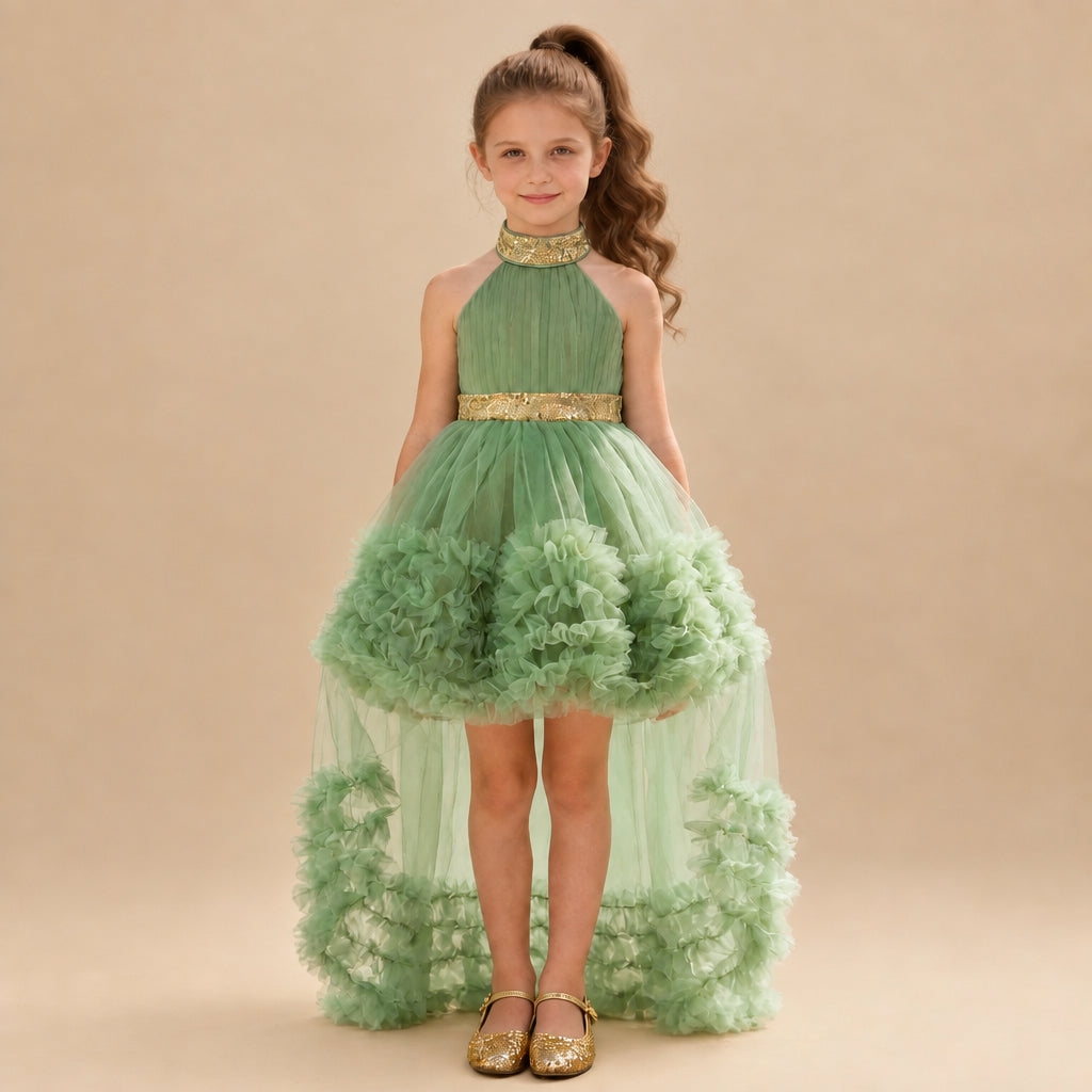 Evelyn Sequin Bow Dress