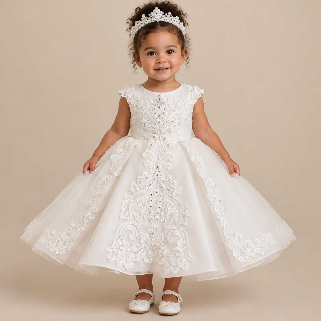 Petal Tutu Flower Girl Dress