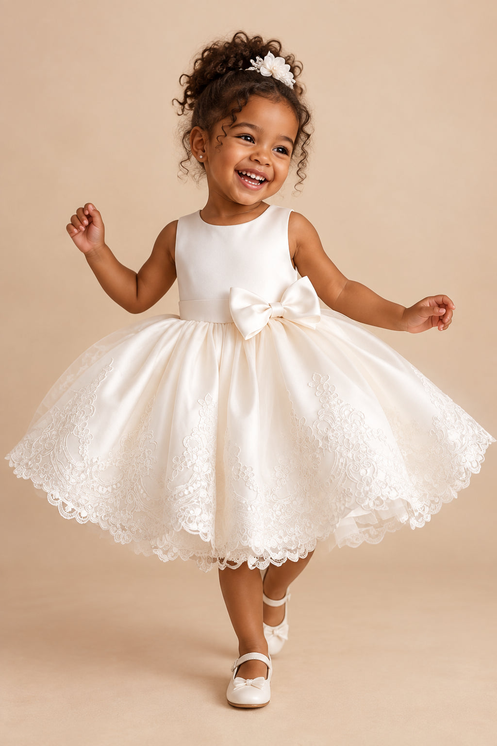 Festive Lace Party Dress