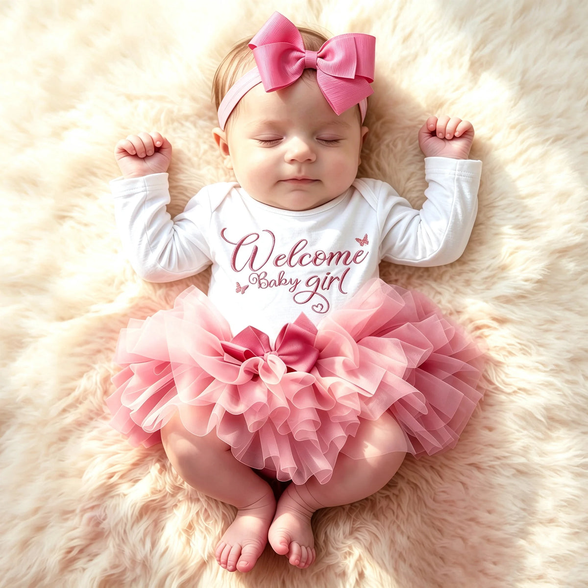 Welcome Baby Tutu Set