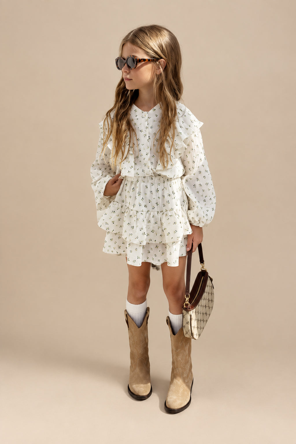 Rosewood Floral Two-Piece Set