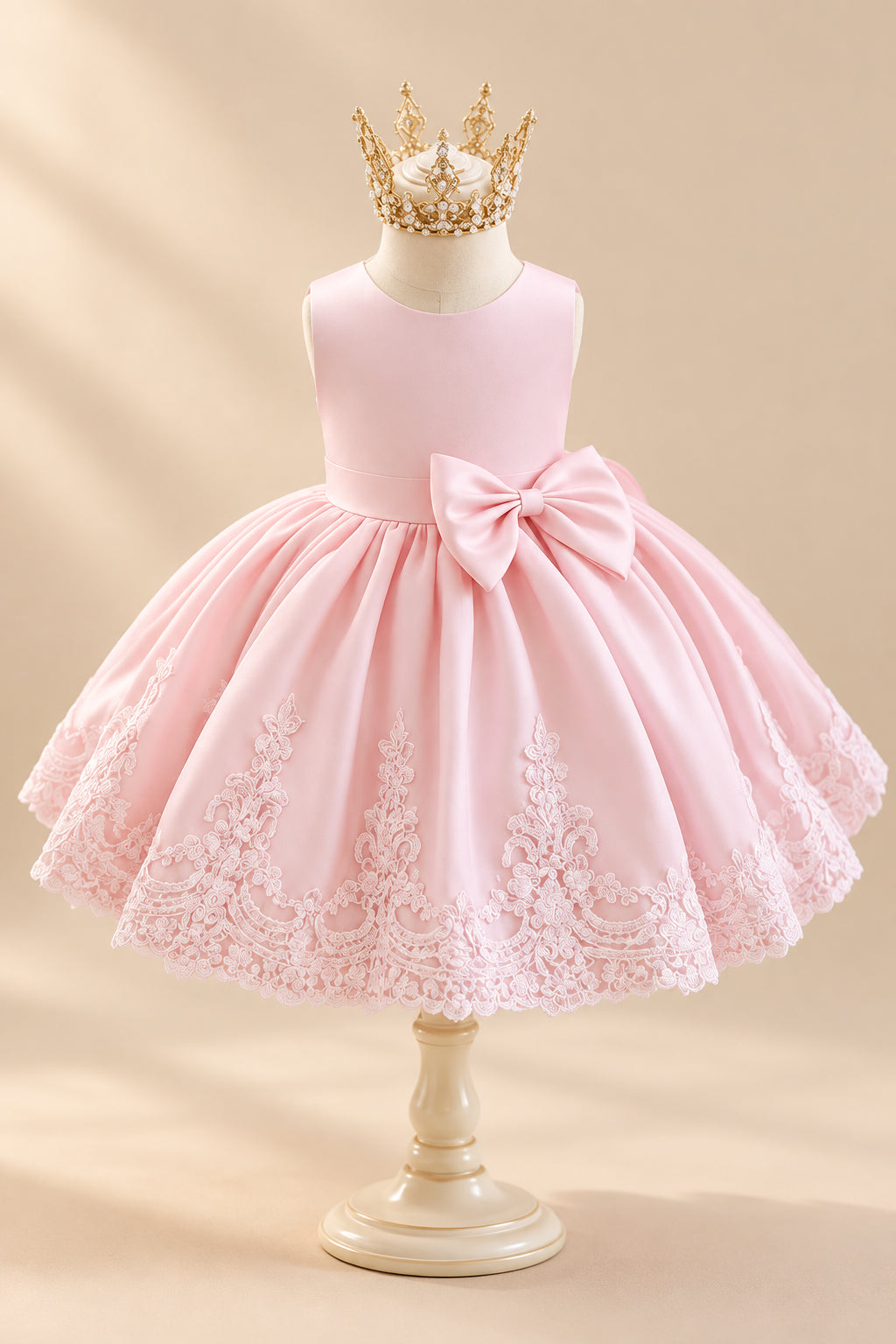 Festive Lace Party Dress