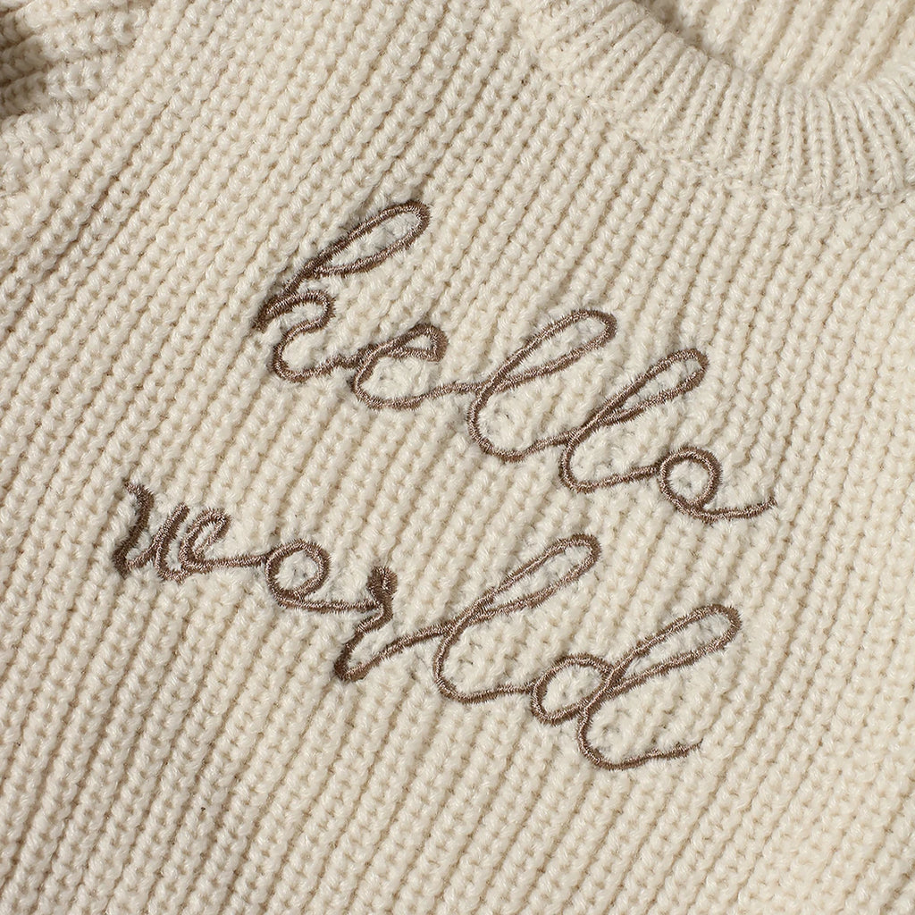 Hello World Knit Photo Set