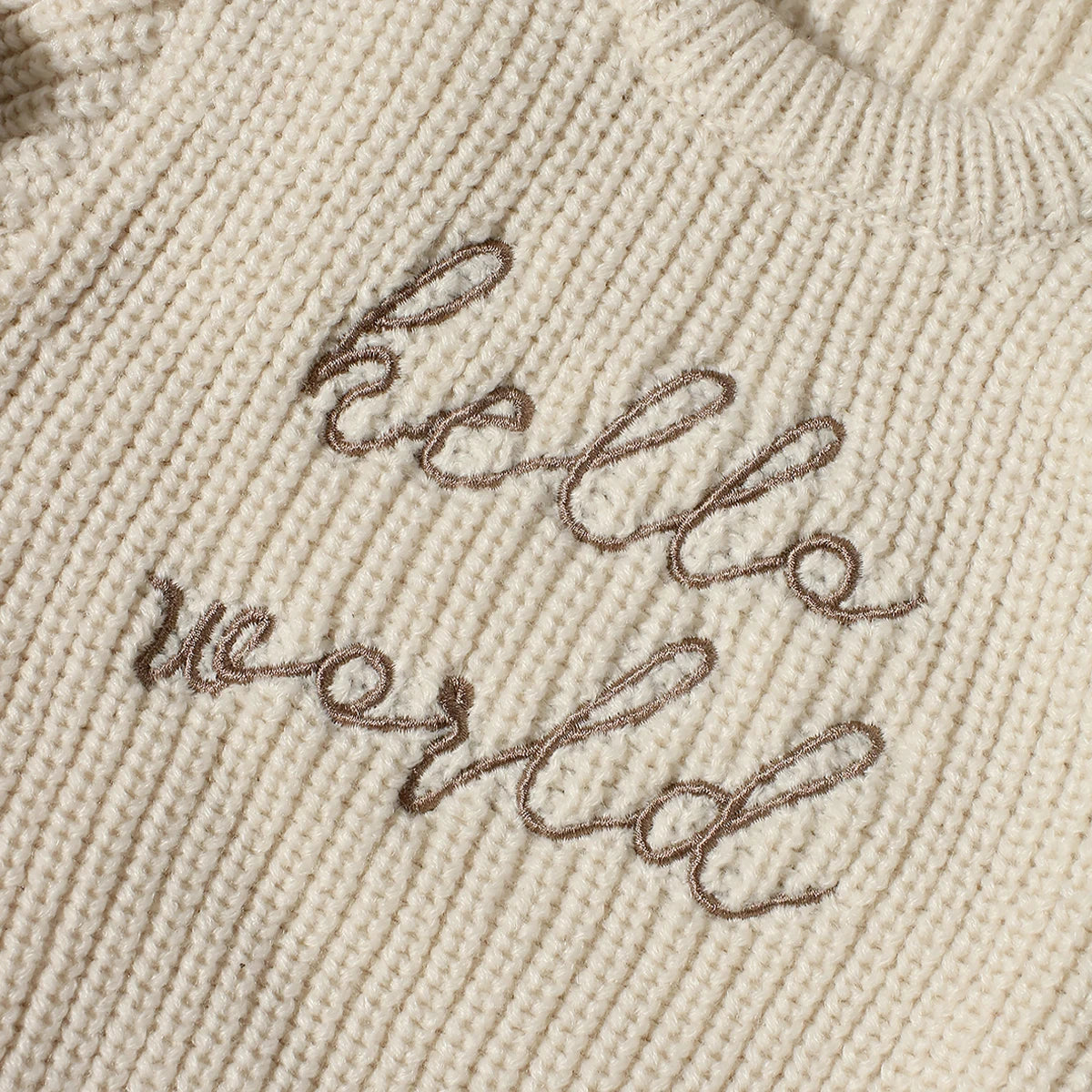 Hello World Knit Photo Set