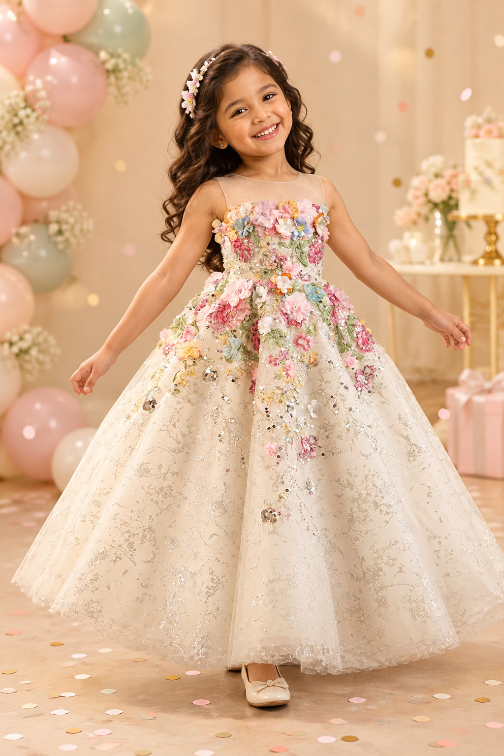 Forest Bloom Occasion Dress