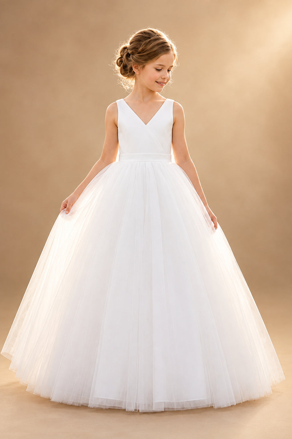 Blush Bow Party Gown