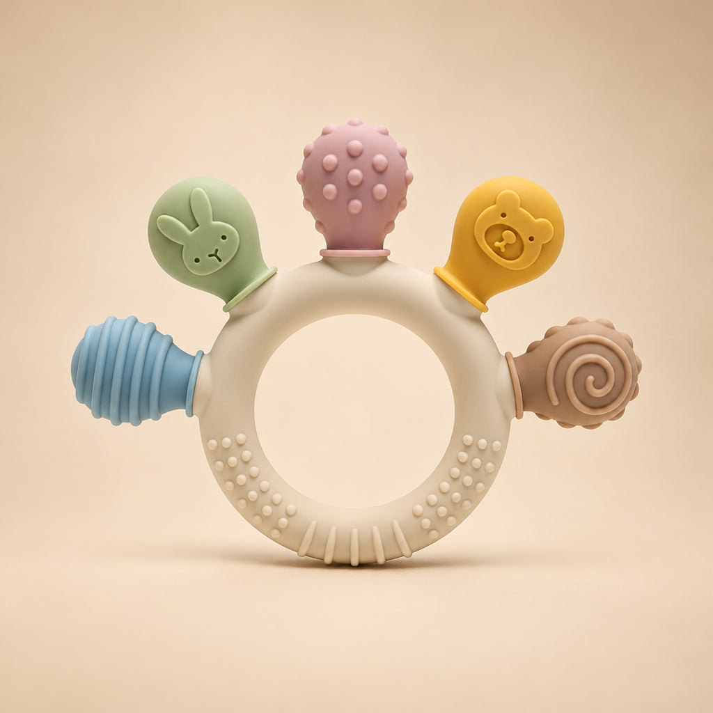 Dino Silicone Teether