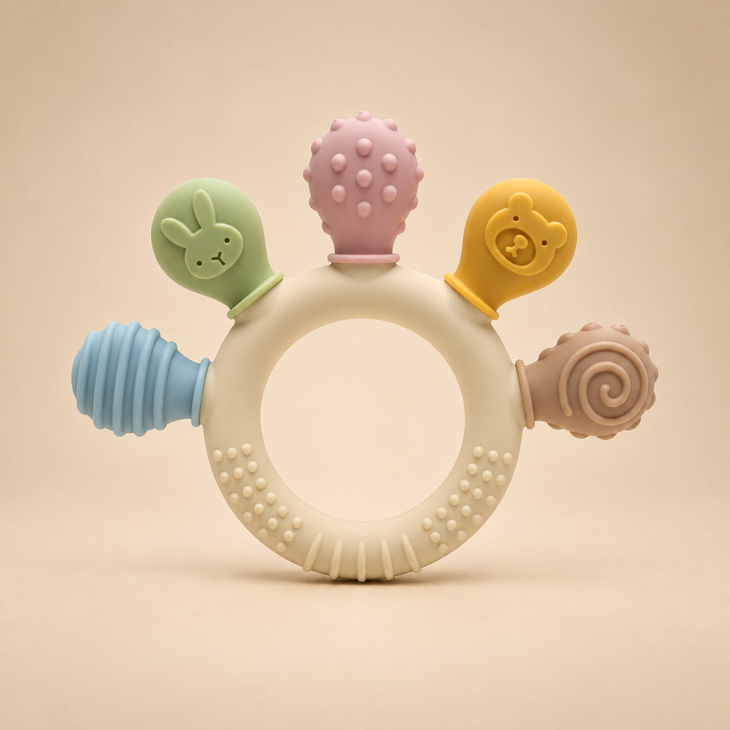 Dino Silicone Teether