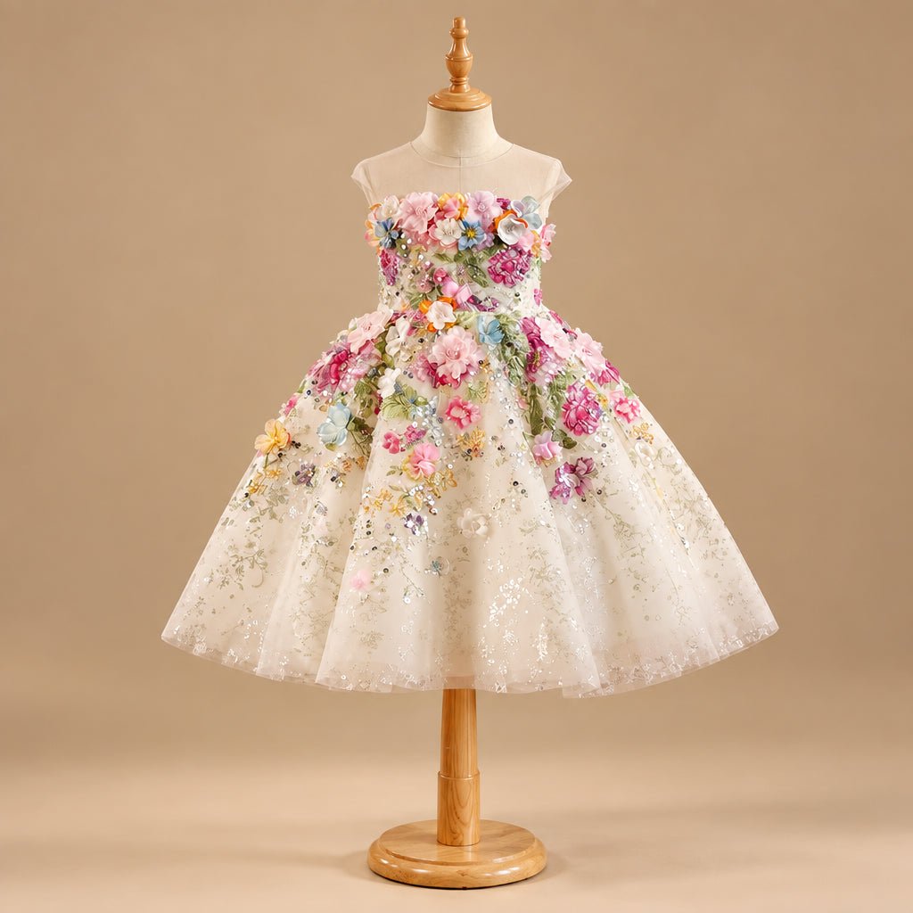 Forest Bloom Occasion Dress