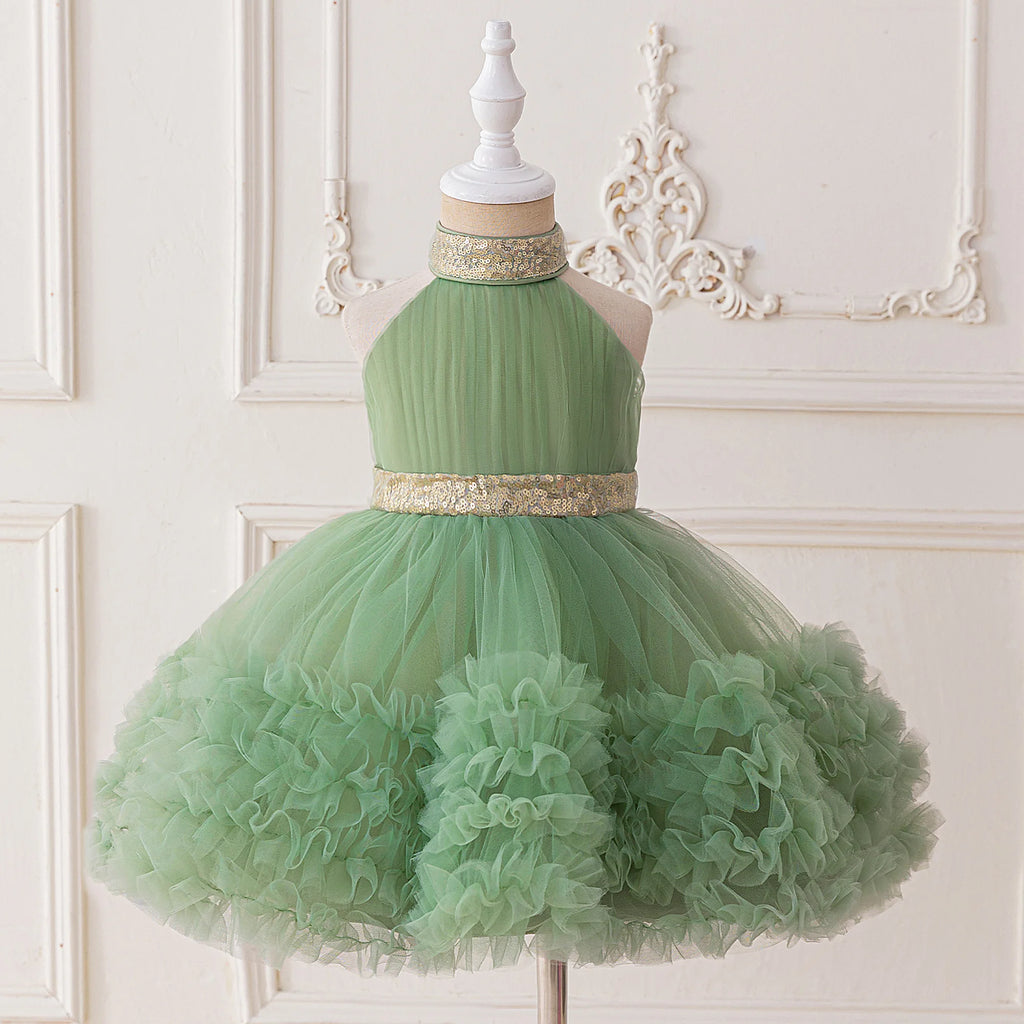 Evelyn Sequin Bow Dress