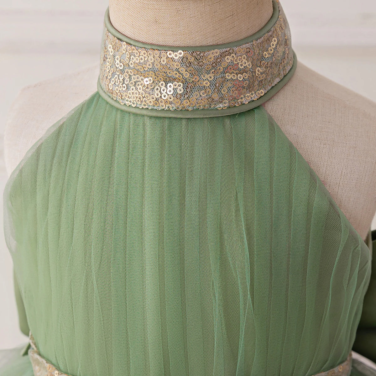 Evelyn Sequin Bow Dress