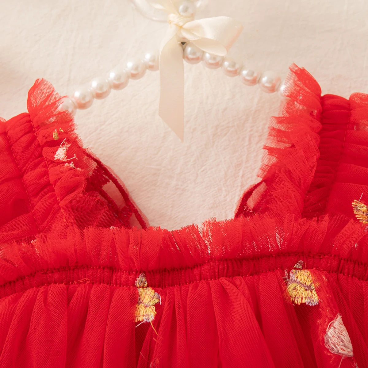 Butterfly Garden Embroidered Dress