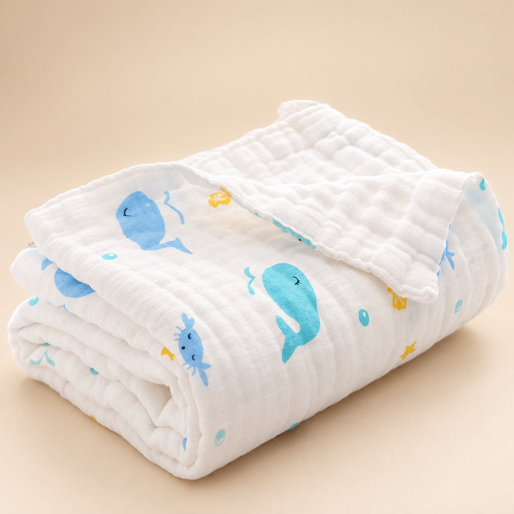 CloudSoft Gauze Baby Bath Wrap