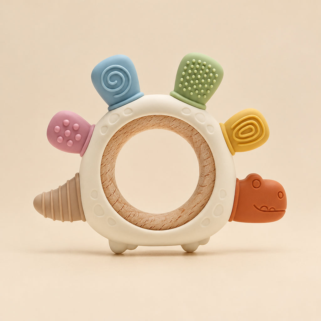 Dino Silicone Teether