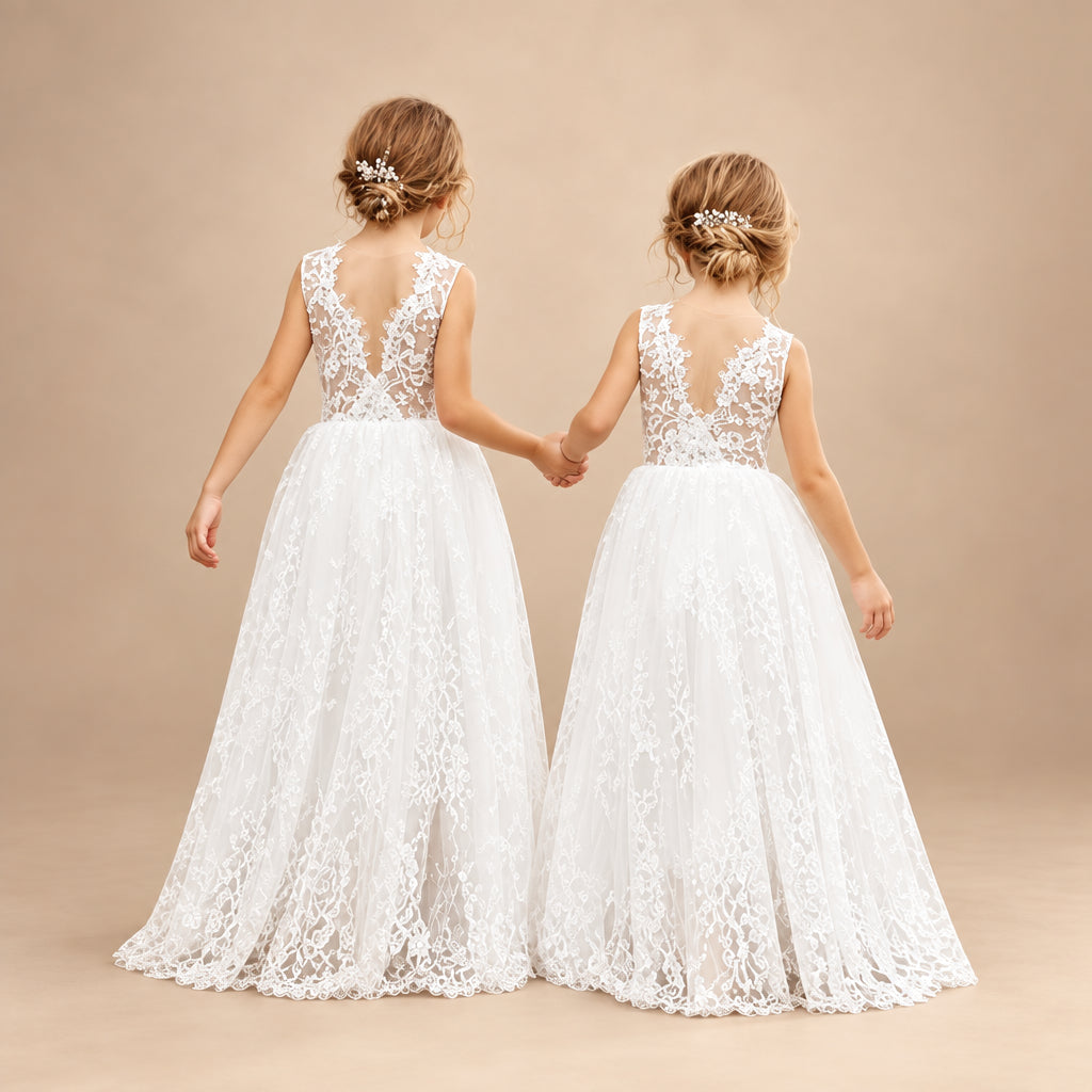 Lace Flower Girl Dress