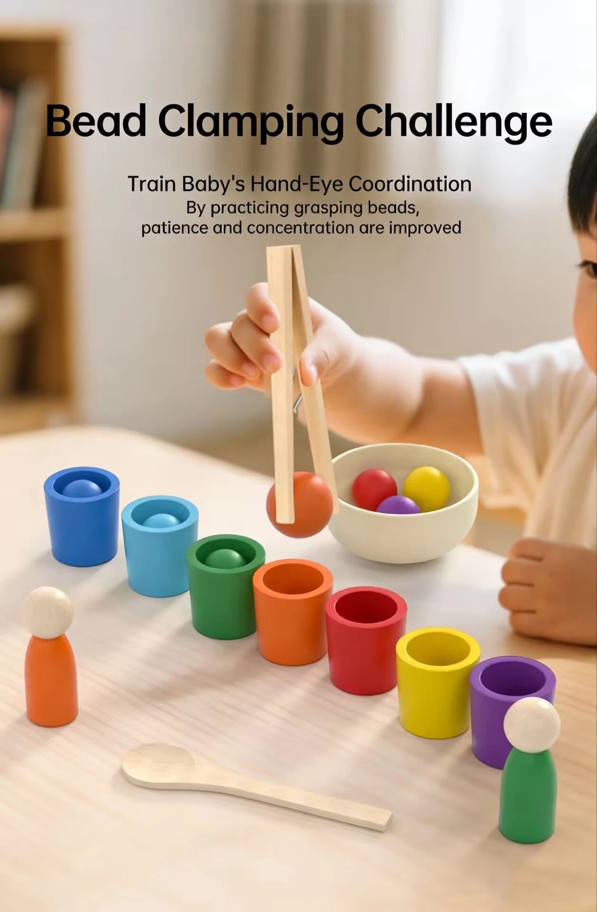 Rainbow Sorting Cups