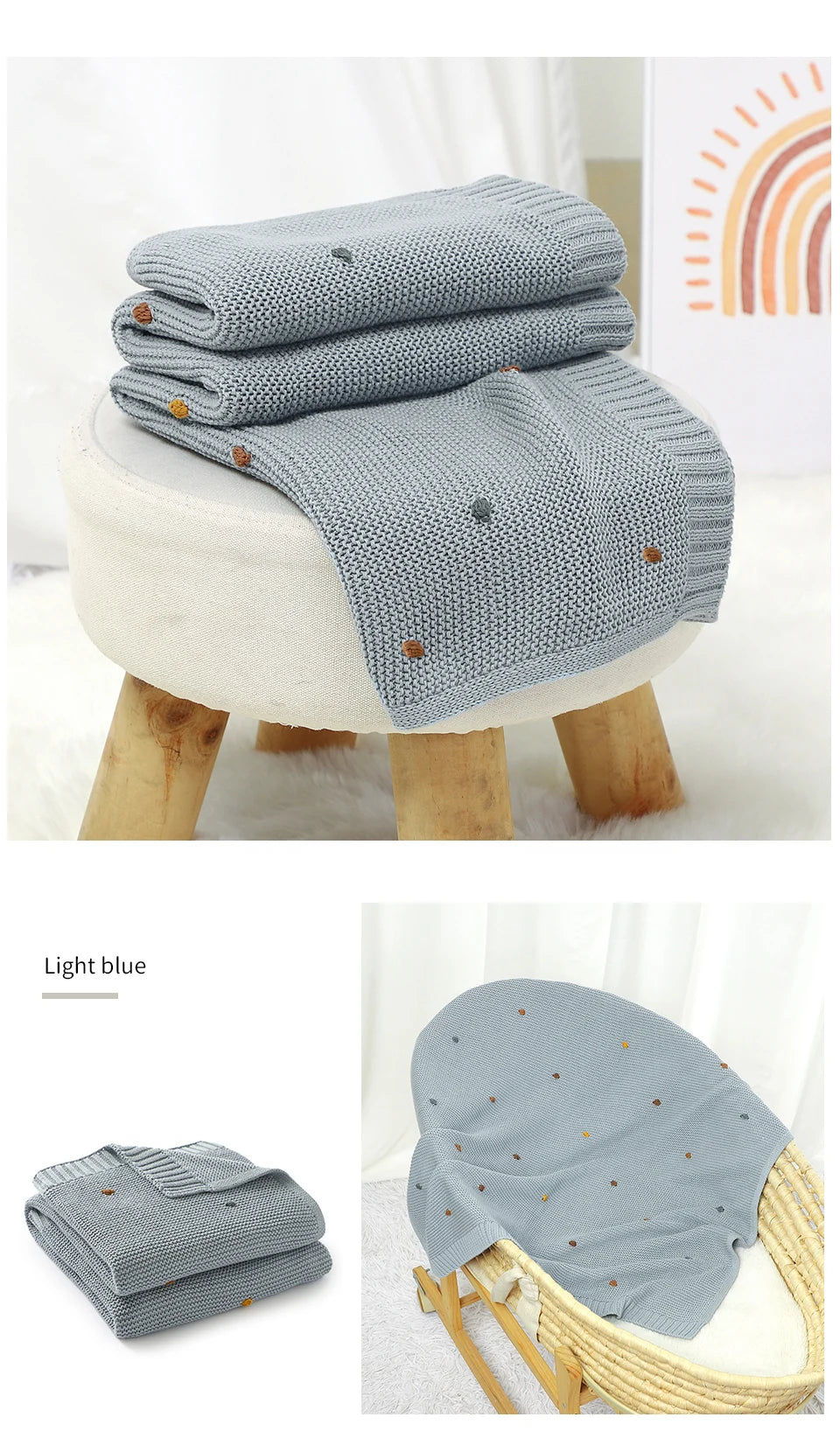 Soft Knit Baby Blanket