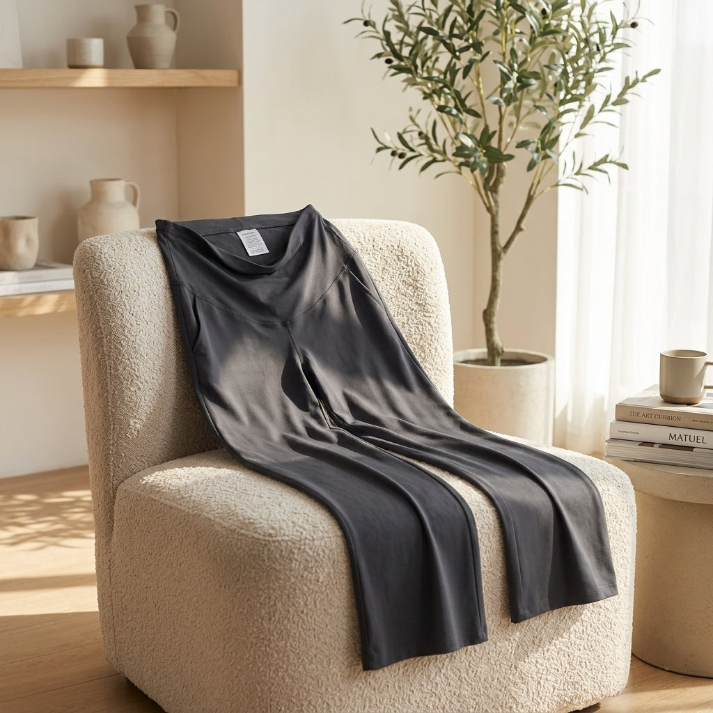 Maternity wide-leg pants — Lifestyle Product View | Generated by Modelize