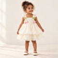 Rosette Chiffon Baby Dress