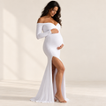Solene V-Neck Maternity Photoshoot Dress